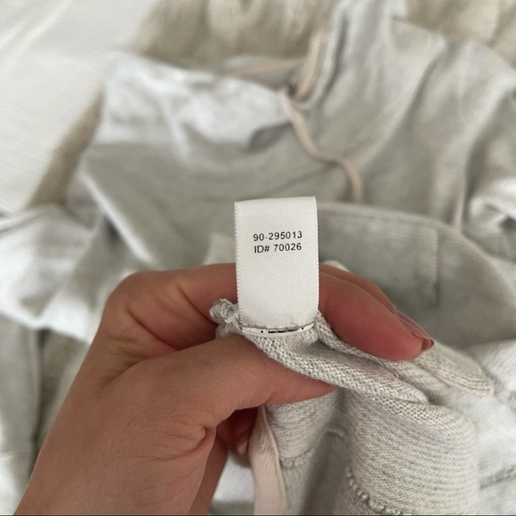 LOFT Cowl Neck Drawstring Pullover Sweater Gray M - Picture 6 of 6